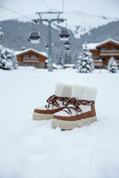 SOHO Tan Suede Γυναικείες Μπότες - 20013 Model Bootie