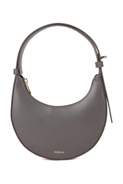 FURLA DELIZIA MINI-SCHULTERTASCHE - VITELLO ROMA - URBAN GRAU