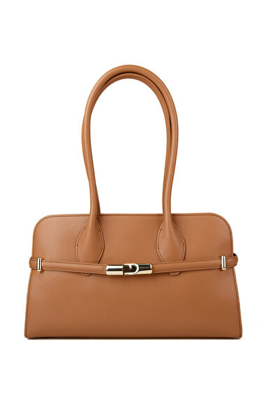 FURLA Goccia M Dome - Vitello Sydney-Brandy