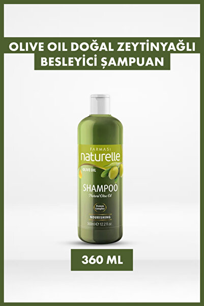 Farmasi Kuru ve Yıpranmış Saçlar İçin Doğal Zeytinyağlı Besleyici Şampuan 360 ml