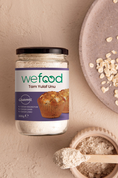 Wefood Glutensiz Tam Yulaf Unu 300 gr