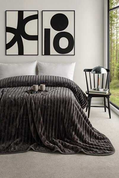 BED LİNE Gentle Battaniye 200/230 Antrasit