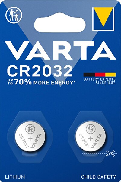 Varta Cr 2032 Lityum Düğme Pil 2'Li Paket
