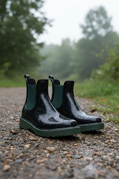 SOHO Siyah-Haki Kadın Bot & Bootie 20931