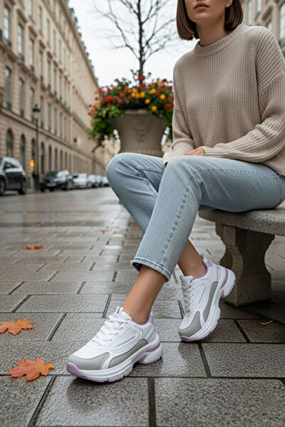 SOHO Women's Sneakers - Ice, White and Lilac 19686