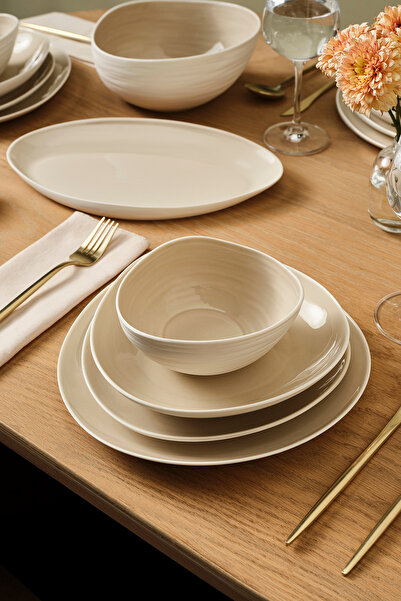 Karaca Earth Collection Rise 55 Parça 12 Kişilik Yemek Takımı