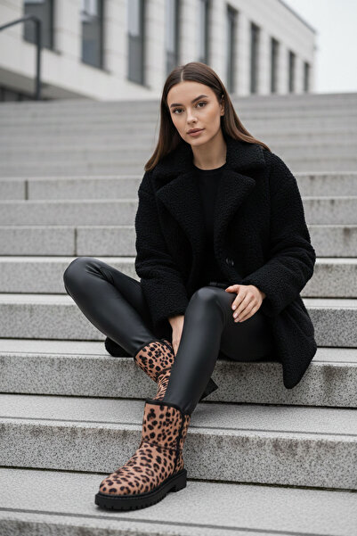 SOHO حذاء نسائي بطبعة جلد الفهد - موديل 19750