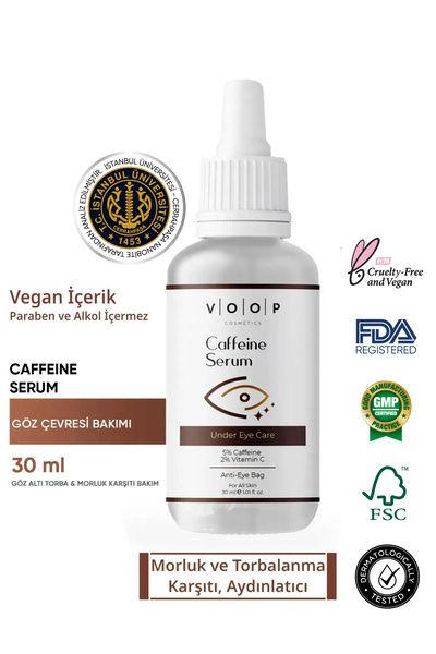 VOOP Göz Altı Torbalanma Morluk ve Koyu Halka Karşıtı Aydınlatıcı Kafein Göz ...