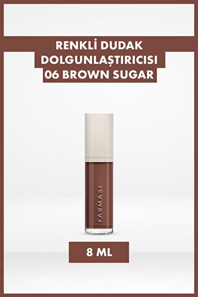 Farmasi Tinted Lip Plumper Dolgunlaştırı Etkili Gloss | 06 Brown Sugar