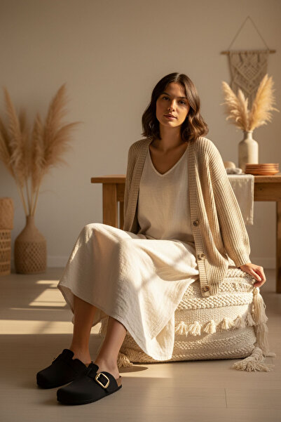 SOHO Black Women's Slippers 20908