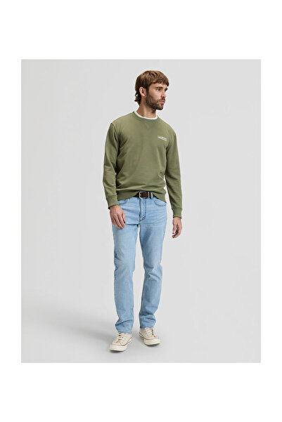 Lee Pánské tričko s malým logem SWS, zelené, MERCANTILE