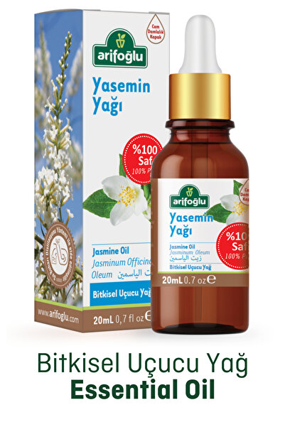 Arifoğlu Yasemin Yağı 20ml %100 Saf ve Doğal  Damlalık Kapak Mis Kokulu Yasemin Çiçeği Yağı