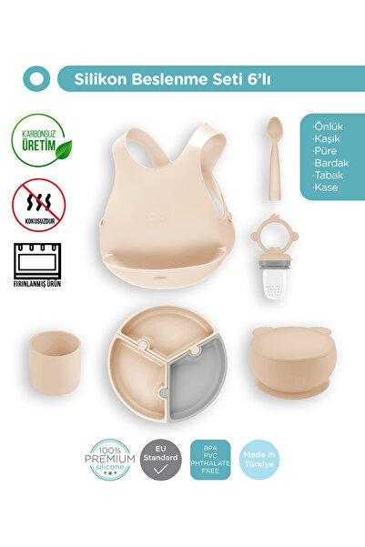 OiOi Puzzle Set 6 Parça Bubble Beige