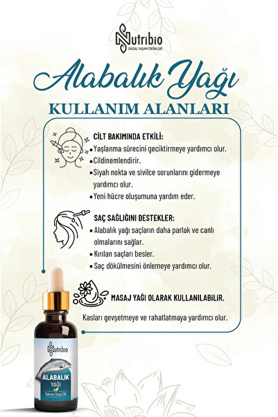 nutribio Alabalık Yağı %100 Saf 50 ml