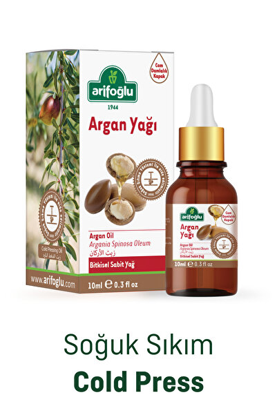 Arifoğlu Argan Yağı 10ml %100 Saf Ve Doğal Argan Yağı 10ml
