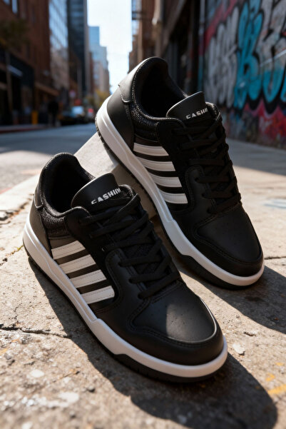 SOHO Black-White Unisex Sneaker 20835