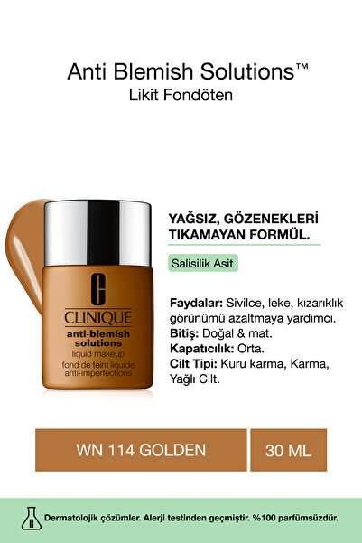 Clinique Anti Blemish Solutions™ Yağlı ve Sivilce Eğilimli Ciltler İçin Likit...