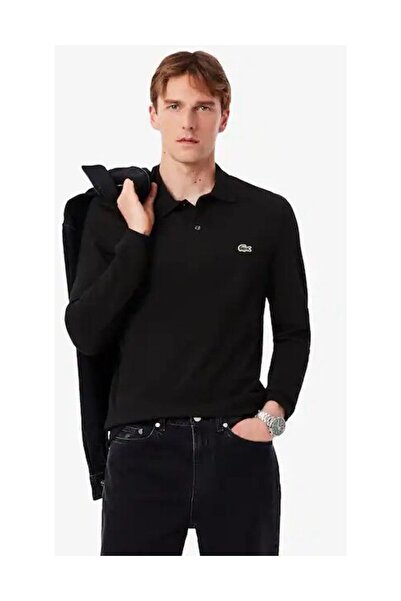 Lacoste Ανδρικό πόλο με μακριά μανίκια εφαρμοστό L.12.12
