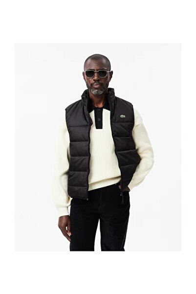 Lacoste Bezrukávová vodeodolná bunda - Pánske bundy a kabáty