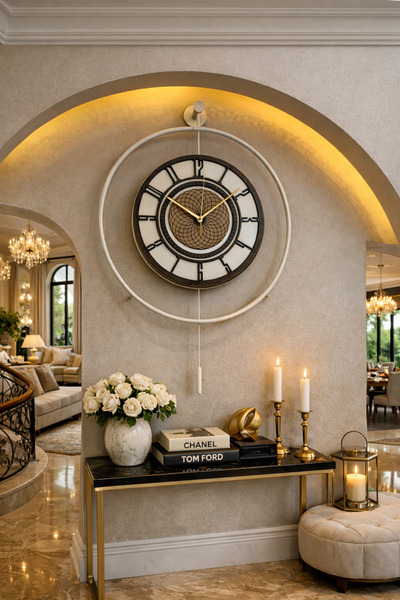 MetaQuartz Aksesuar Krem-Masif Love Time- Büyük Boy(50X75CM) - Pilli Led - Mo...