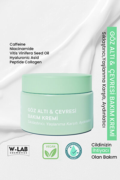 W-Lab Kozmetik Göz Altı ve Çevresi Bakım Kremi 50 ml