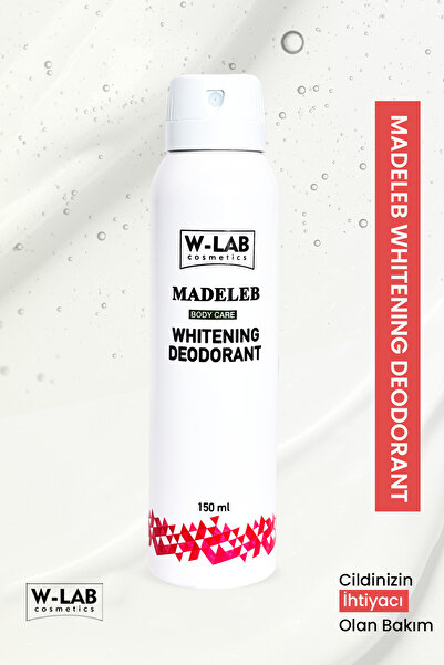W-Lab Kozmetik Whitening Deodorant 150 Ml  Unisex Ter Kokusu, Koltuk Altı Kar...