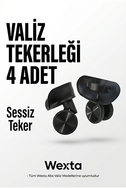 Wexta Valiz Tekerleği Çift Teker 01 4 Adet