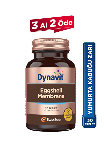 Dynavit Eggshell Membrane 30 Tablet-Yumurta Kabuğu Zarı,MSM,Vitamin C,Akgünlü...