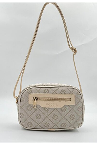 Fossil Бежева жіноча сумка через плече 05FD25K521