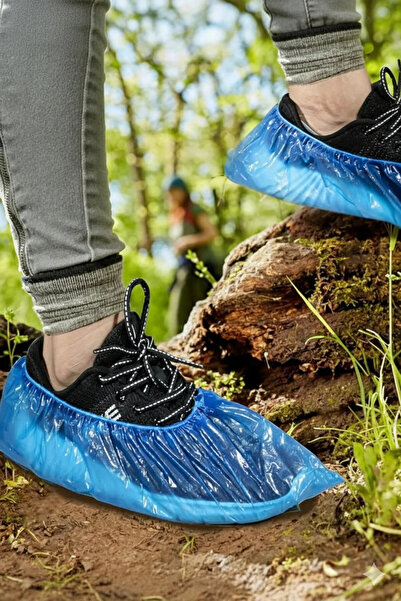 OMAC 10 Mikron Galoş 7 ADET Tek Kullanımlık, Dayanıklı, Hijyenik Ayakkabı Kor...