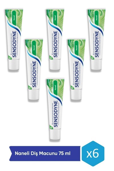 Sensodyne Ferah Nane Diş Macunu 75ml x 6 Adet