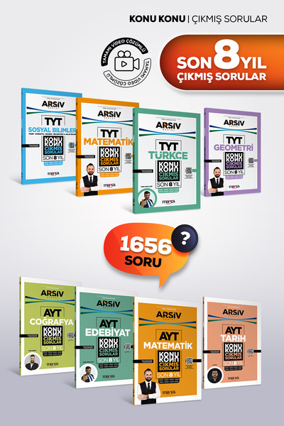 Marka Yayınları TYT AYT Eşit Ağırlık Son 8 Yıl Konu Konu Çıkmış Sorular Türkç...