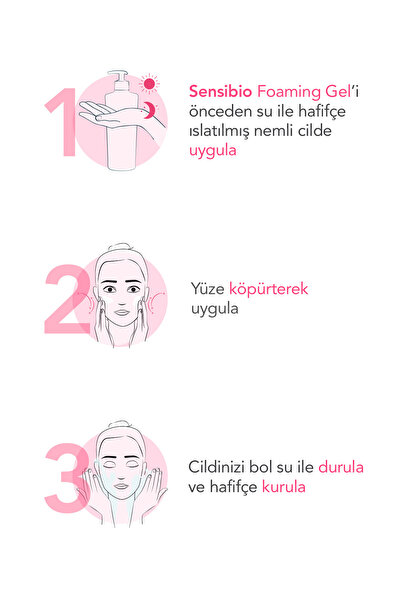 Bioderma Sensibio Foaming Gel Hassas ve Normal Ciltler için Durulanan Micellar Yüz Temizleme Jeli 200 ml