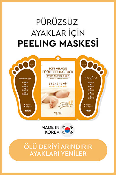 Mjcare Soyulan Ayak Peeling Maskesi