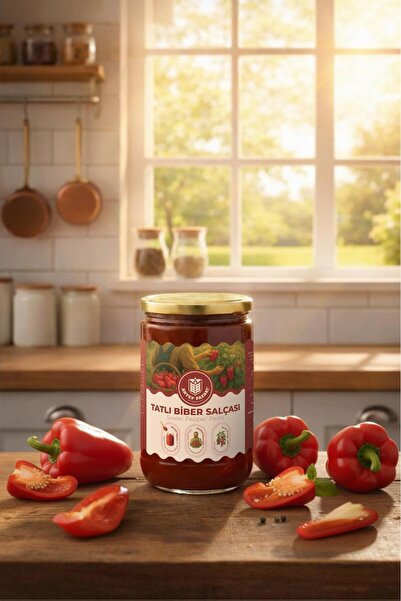 Antep Pazarı Tatlı Biber Salçası -Gaziantep- 650 gr