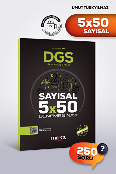 Marka Yayınları Dgs Sayısal 5x50 Deneme Sınavı Tamamı Pdf Çözümlü Açıklanan Y...