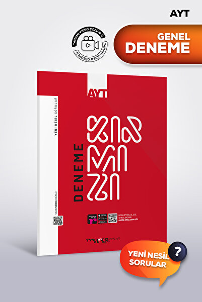 Marka Yayınları AYT Kırmızı Genel Deneme | Gerçek Sınav Deneyimi | Yeni Nesil...