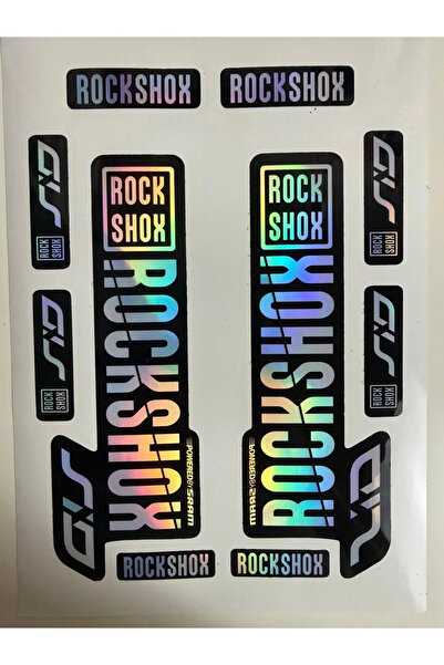 Genel Markalar RockShox Maşa Sticker | Bisiklet Ön Çatal Stickerı | 10 PARÇA ...