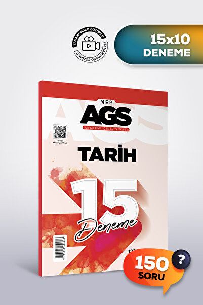 Marka Yayınları 2026 AGS Tarih 15 Deneme | Video Çözümlü