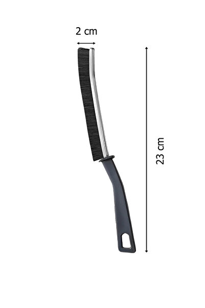 omilife Multi İnce Çok Amaçlı Dip Köşe Temizlik Fırçası Derz Arası Banyo Mutfak Lavabo 23 cm