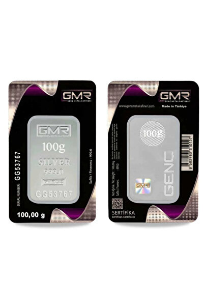 GMR 100 Gram Kulçe Gümüş 999
