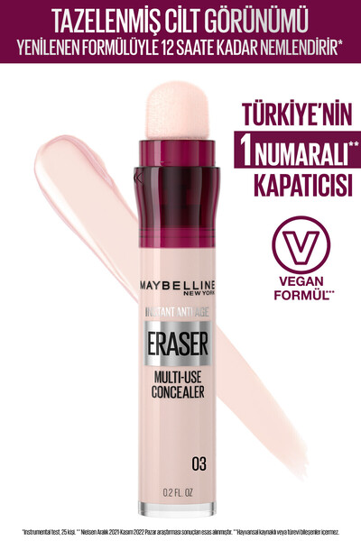 Maybelline New York Instant Anti Age Eraser Concealer - 03 Fair Concealer