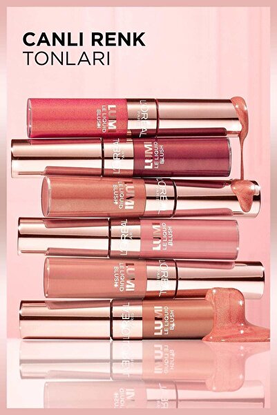 L'Oreal Paris L'Oréal Paris Lumi Blush Likit Allık - 625 Glowy Gold Pink