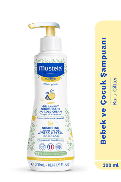 Mustela Cold Cream İçeren Besleyici Şampuan 300 ml