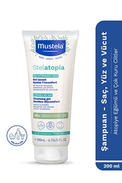 Mustela Stelatopia Çok Kuru Ciltler İçin Şampuan 500 ml
