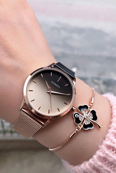 Homies ساعة يد نسائية-سوار هدية-مع علبة أصلية-خاص بعيد الحب.