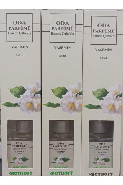 actisoft Oda Kokusu Bambu Çubuklu 100 Ml Yasemin 3lü Paket