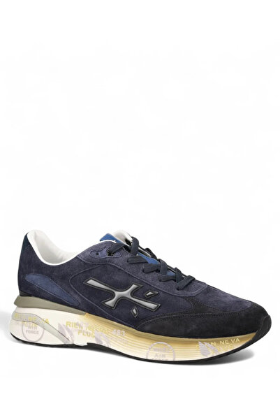 Premiata Moerun Dark Blue Men's Suede Sneaker