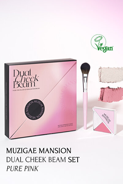 Muzigae Mansion Allık ve Aydınlatıcı Paleti + Fırça Seti Dual Cheek Beam Set ...