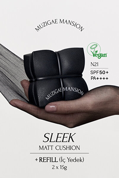Muzigae Mansion Kapatıcı, Mat Bitişli Cushion + Refill MUZIGAE MANSION Sleek ...